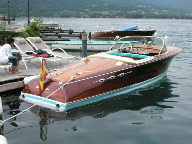 Five classic power boats: Triana, Broom, Riva, Fairey ...