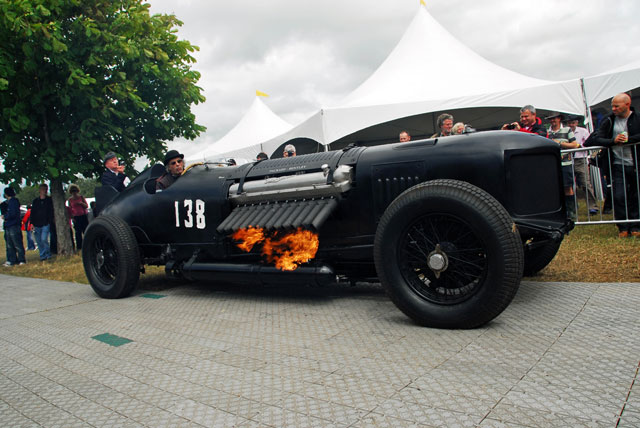 The 46litre aeroengined BMW'Brutus' normally on display at the Auto 