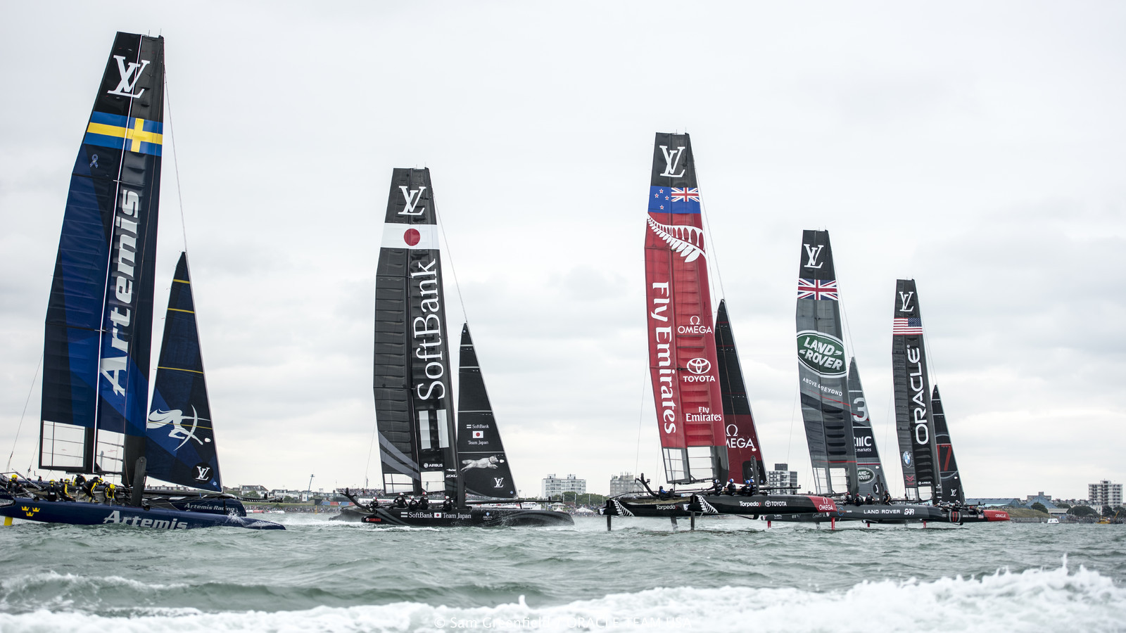 Louis Vuitton America's Cup World Series Portsmouth on 21 July 2016 in  Portsmouth, England.