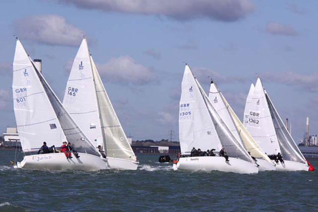 A lively re-start for the Warsash Spring Series