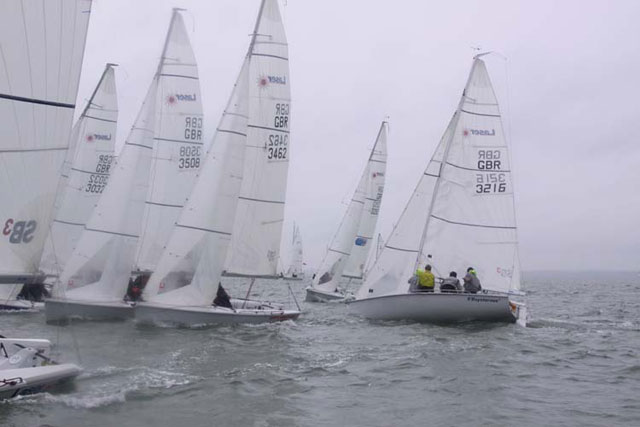 Warsash spring series 2012 SB3 class
