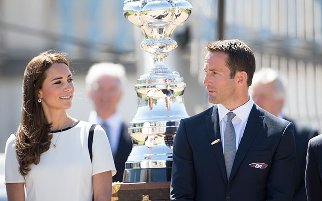 British AC challenge launch Sir Ben Ainslie and Kate Middleton