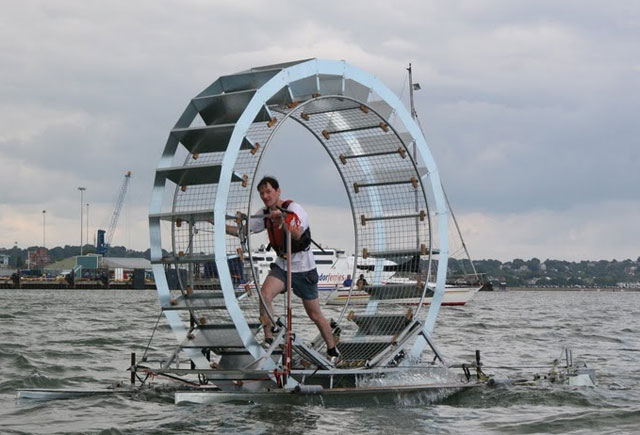 Charity bid to cross Irish Sea in a hamster wheel