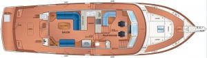 Fleming 58 - redesigned interior