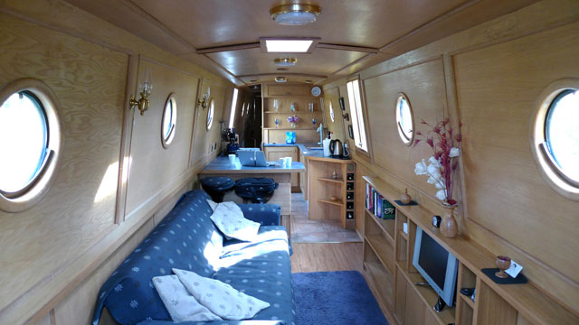 Narrowboat interior