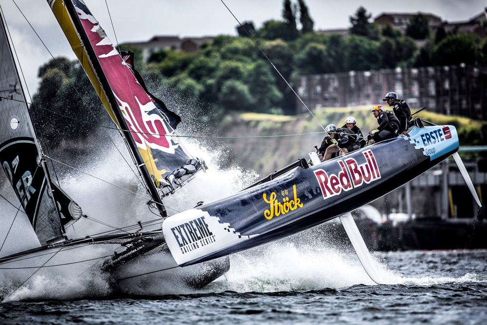 Extreme Sailing in Cardiff. Photo Lloyd Images.