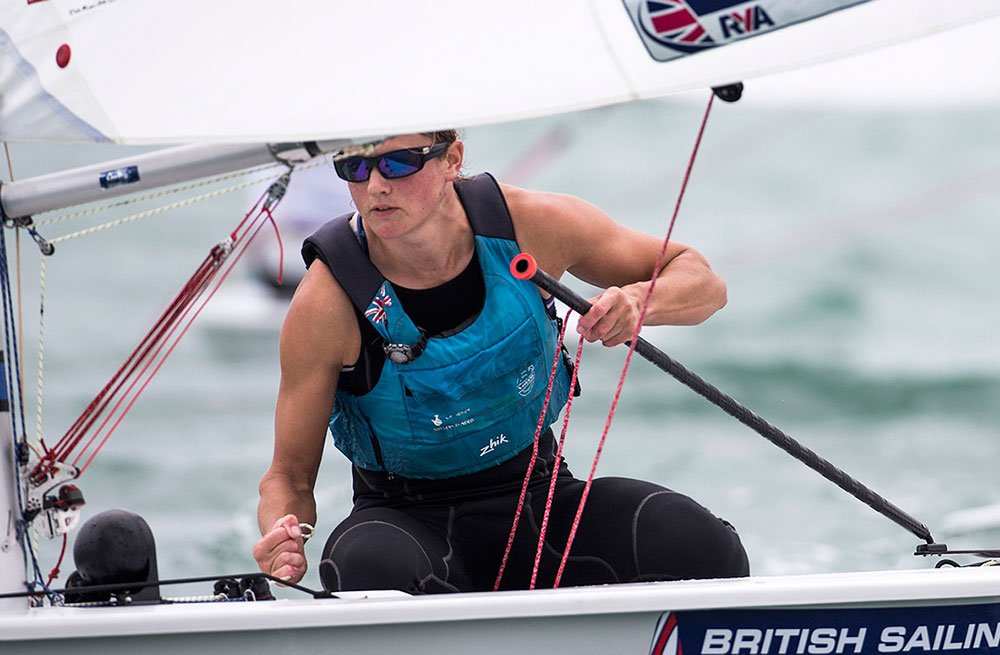 Alison Young was on top form when she won the Laser Radial worlds in Mexico in April 2016. Photo Richard Langdon/British Sailing Team.