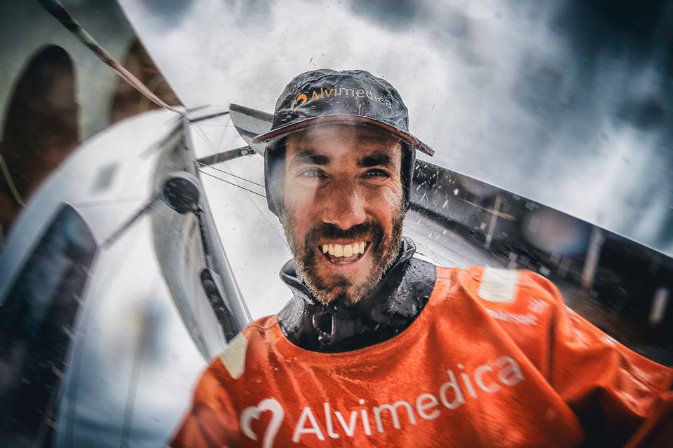 Amory Ross selfie: Volvo Ocean Race images
