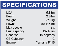 Finnmaster 59 SC Specifications