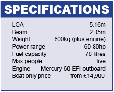 Flipper 520 HT Specifications