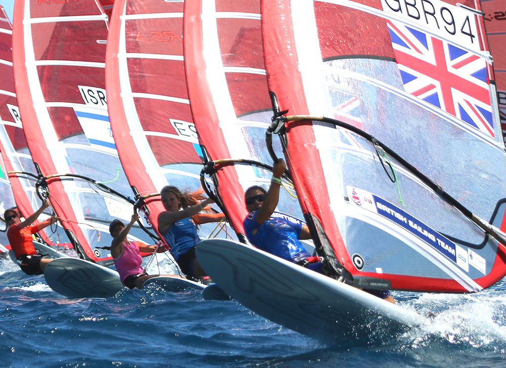 Bryony Shaw wins gold at the 2015 RS:X Europeans.