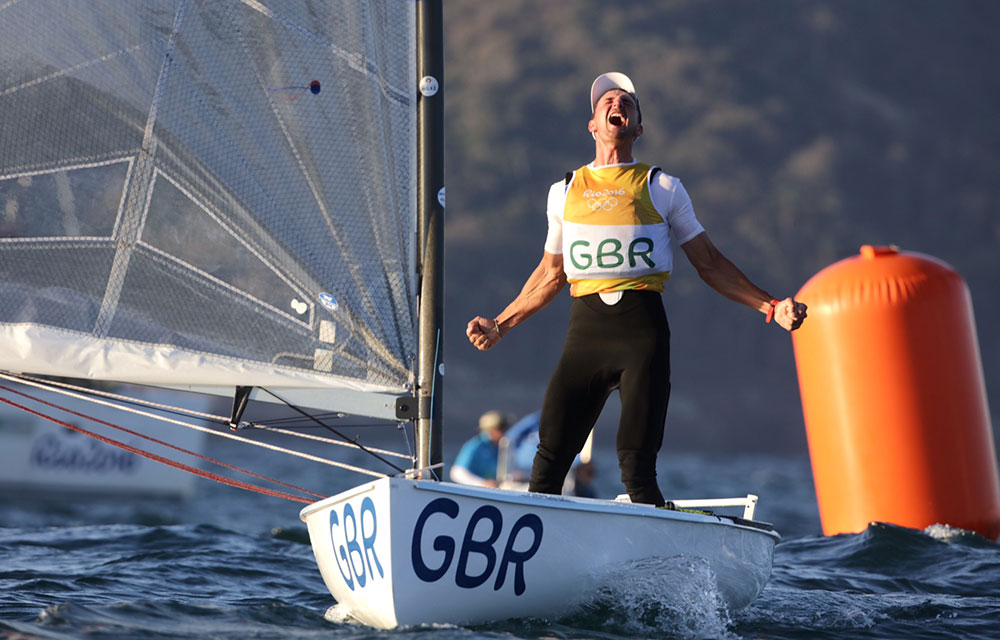Giles Scott wins gold with a day to spare