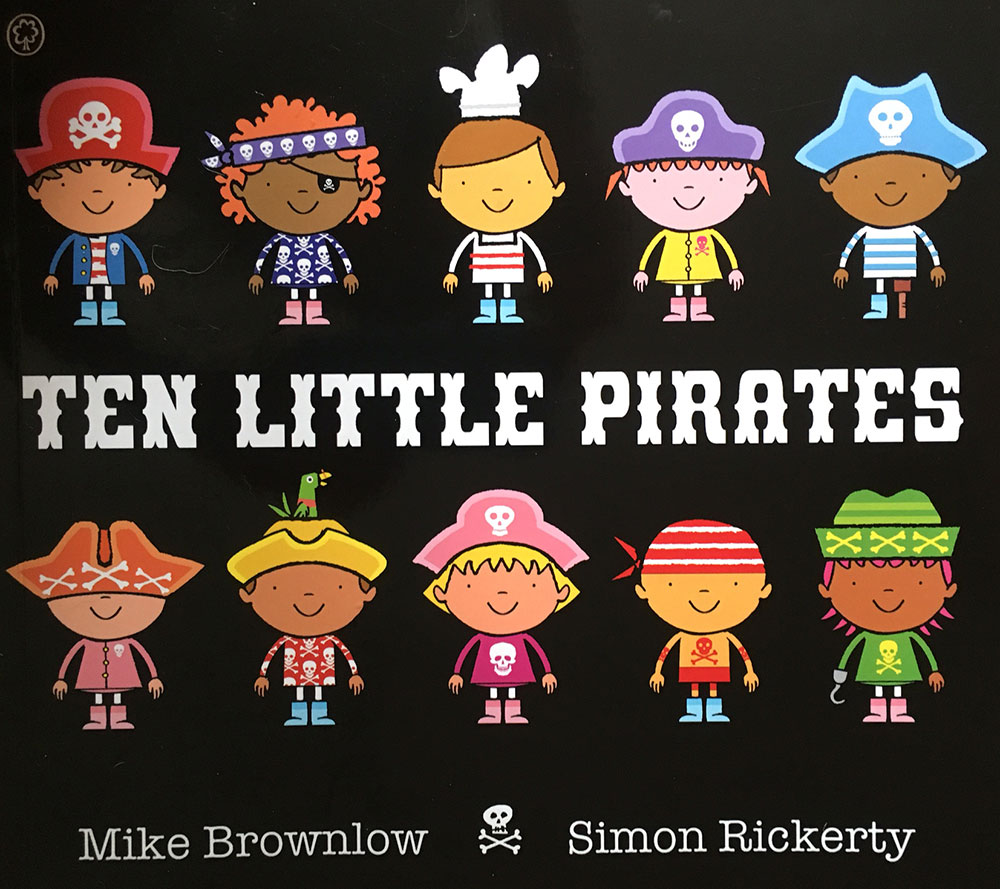 A familiar rhyme adapted into a fun pirate story.