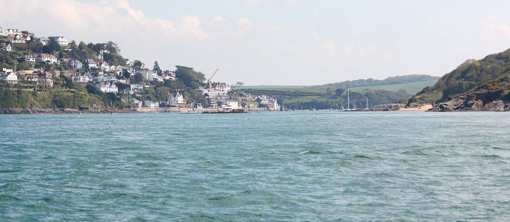 Crossing Lyme Bay arriving at Salcombe