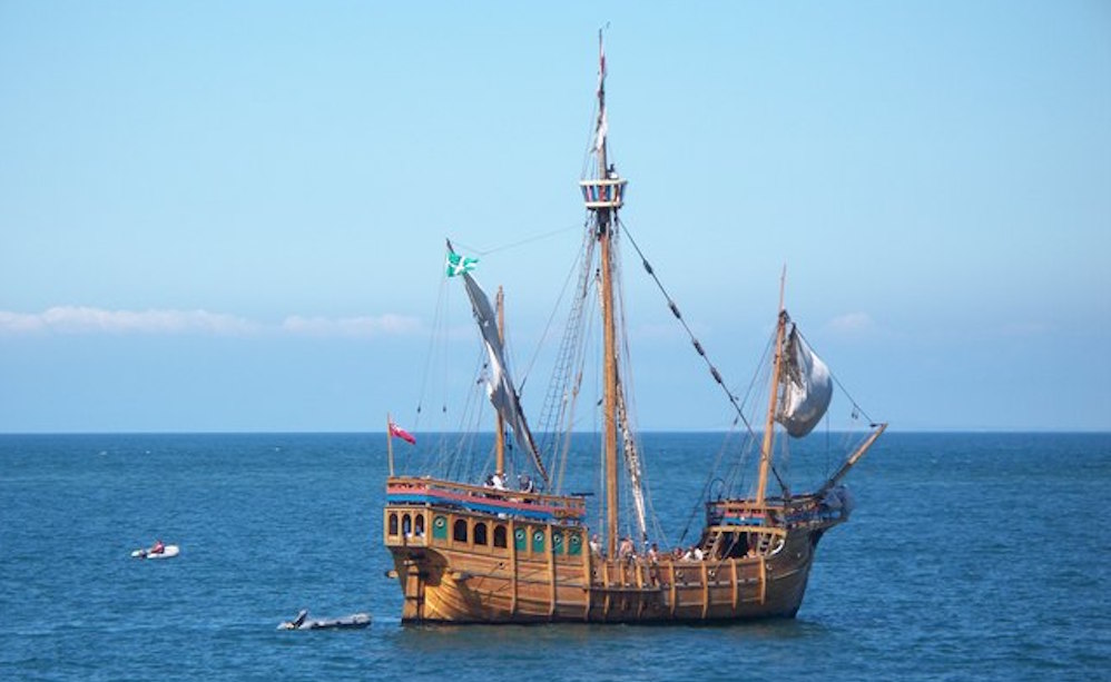 historic sea voyages: The Matthew