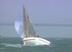 How to destroy a spinnaker!