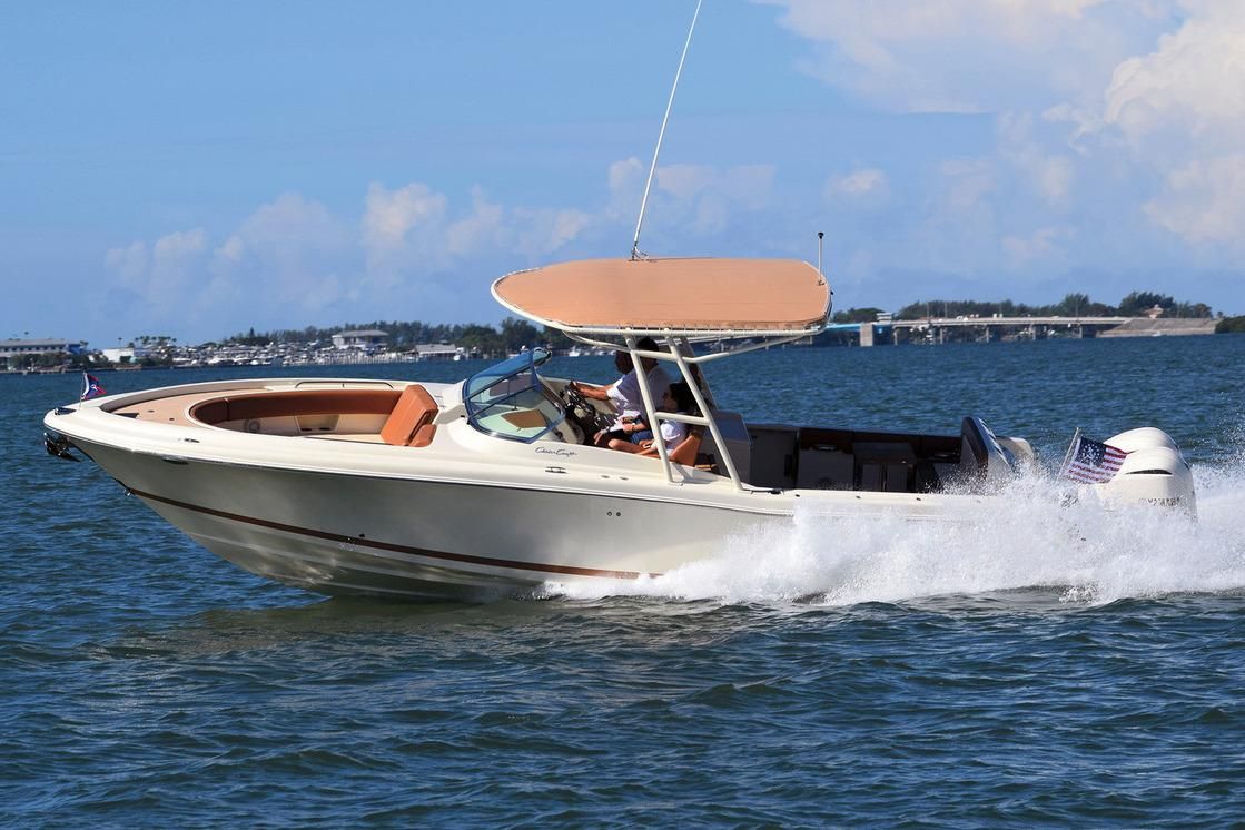 The Chris Craft Calypso 30 is the new flagship of this stylish luxury day boat line.