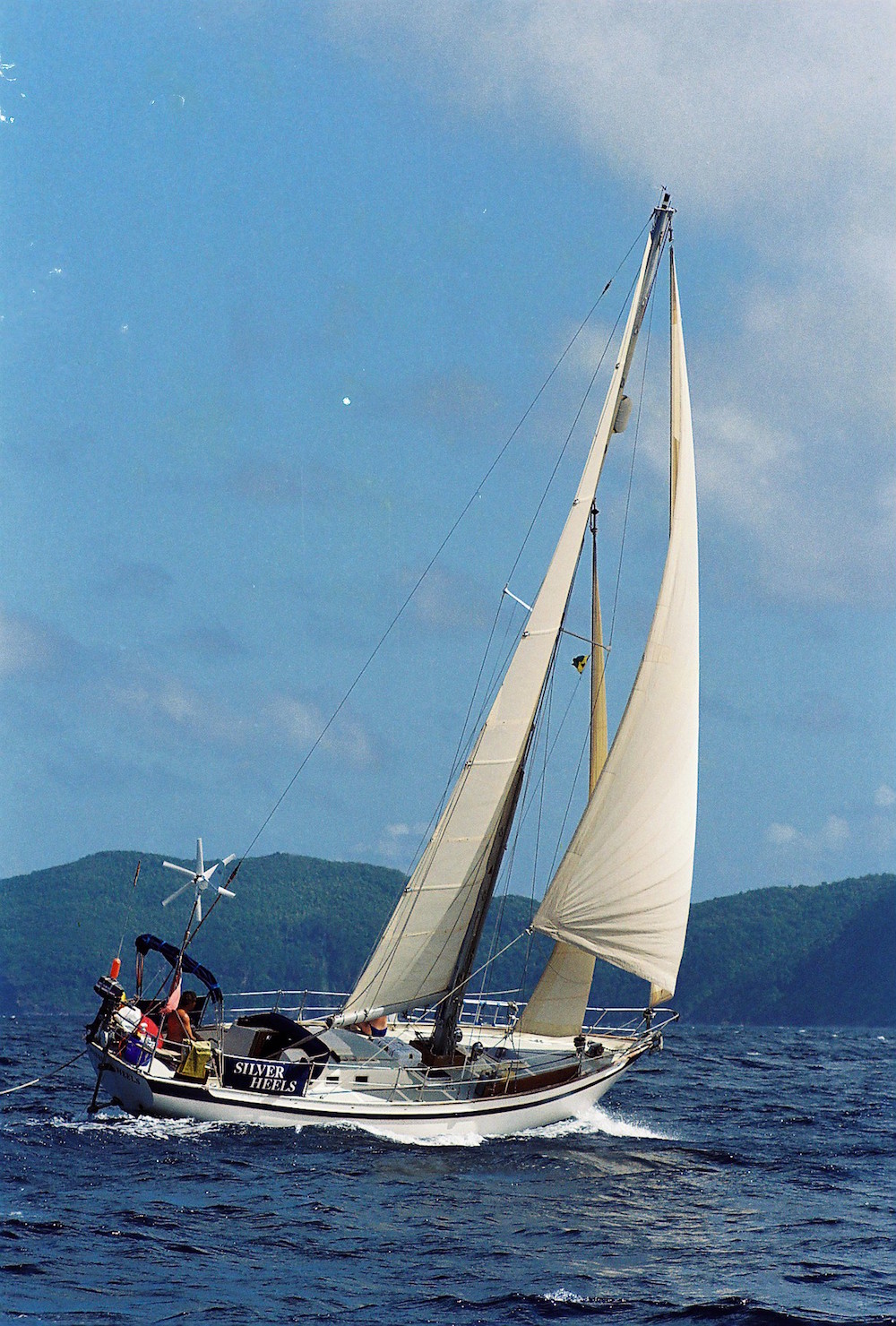 Tradewind 35 long-keeled production cruising yacht designed prior to 1988, and one of 13 type approved yachts available to enter the 2018 Golden Globe solo non-stop round the world race.