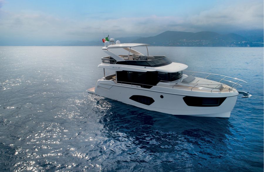 An Absolute Navetta 48 at sea