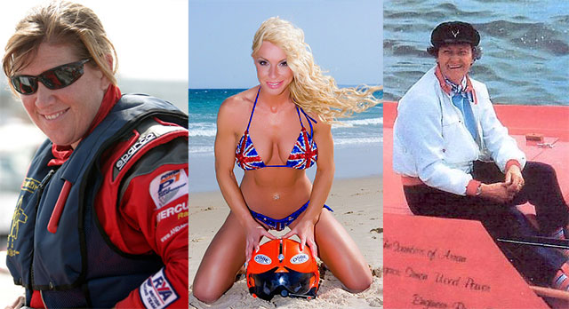 Some of the UK's top powerboating women; one thing they all have in common is grit and determination.