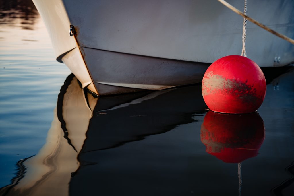boat and buoy