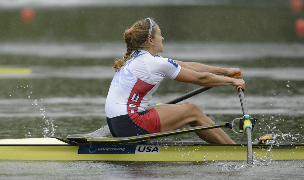 Olympic rowing: US single sculler Gevvie Stone