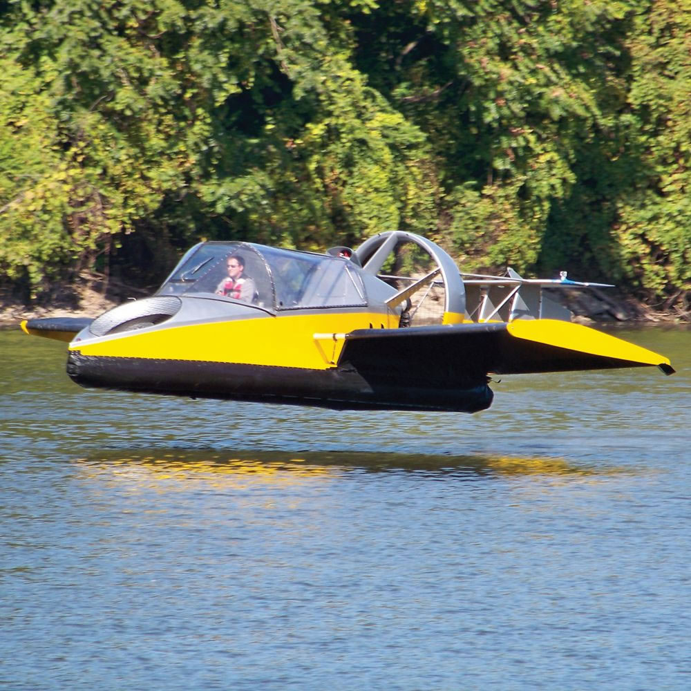 Five fabulous superyacht runabouts:  Hammacher Schlemmer flying hovercraft