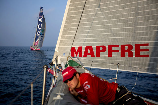 Team SCA leads Mapfre – Volvo Ocean Race images