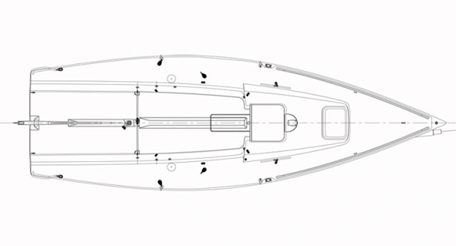 J/70 deck layout