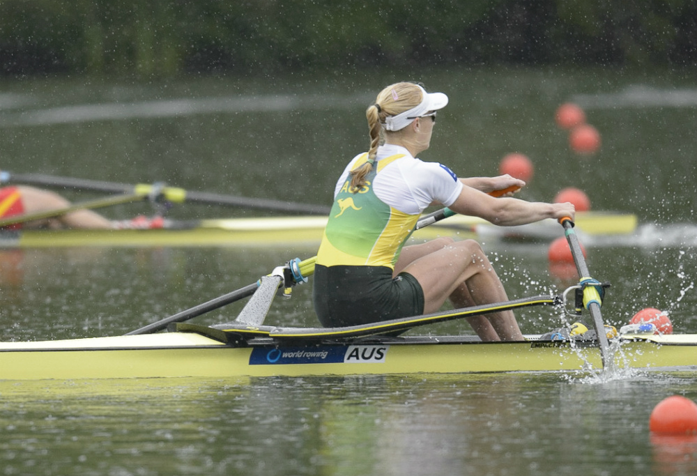 Olympic rowing: Australia's Kimberly Brennan