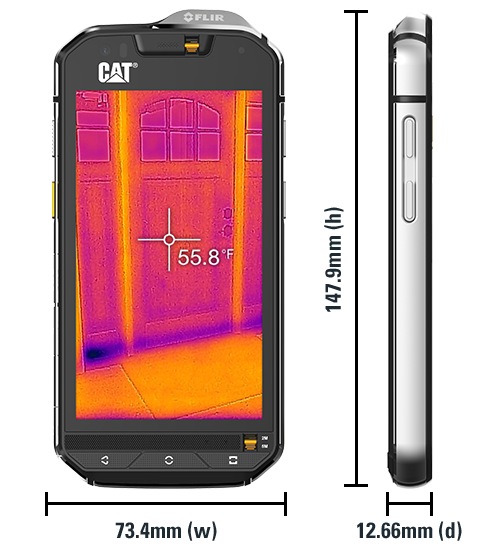Cat Phone S60: thermal imaging resolution