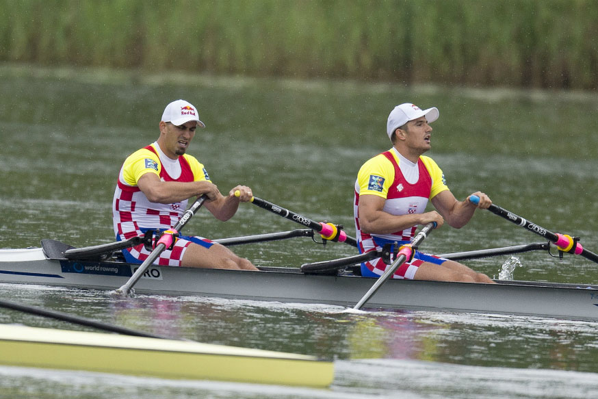 Olympic Rowing: Croatian double scull team Valent and Martin Sinkovic