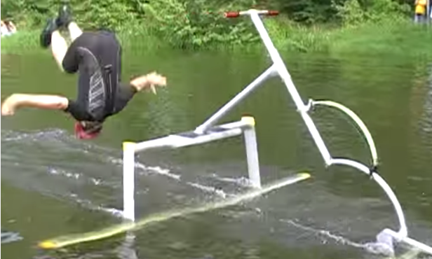Freestyle watersports as performance art
