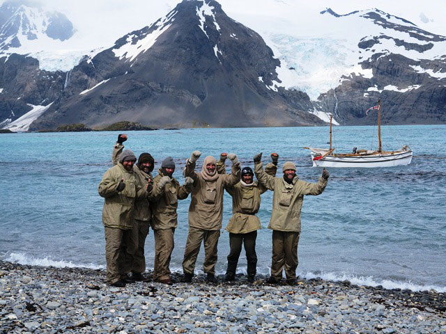 Shackleton Epic crew lands on South Georgia
